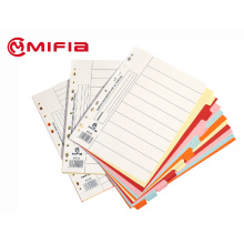 Separate Paper Card Environmental Health Tab Dividers